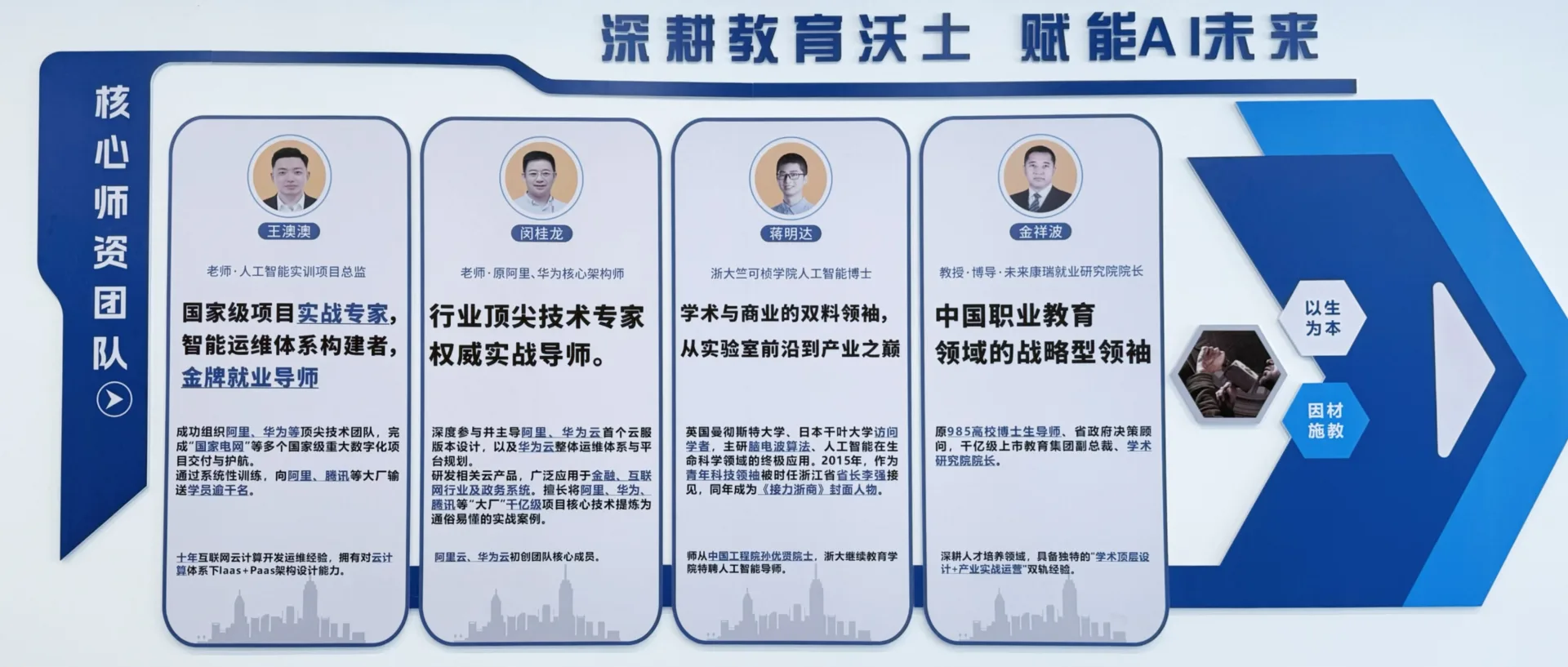 基地人才文化走廊